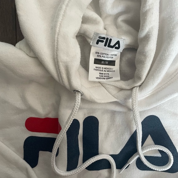 Fila Hoodie White - Picture 2 of 4